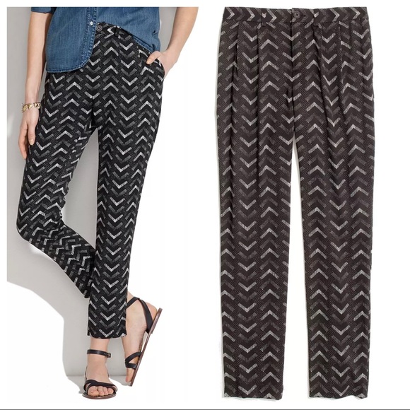 Madewell Pants - MADEWELL $89 Printed Delancey Trousers